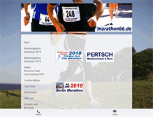 Tablet Screenshot of marathon66.de